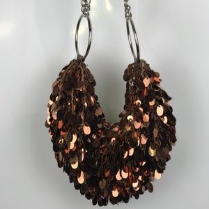 Shiny Bronze Round Bead Shingles